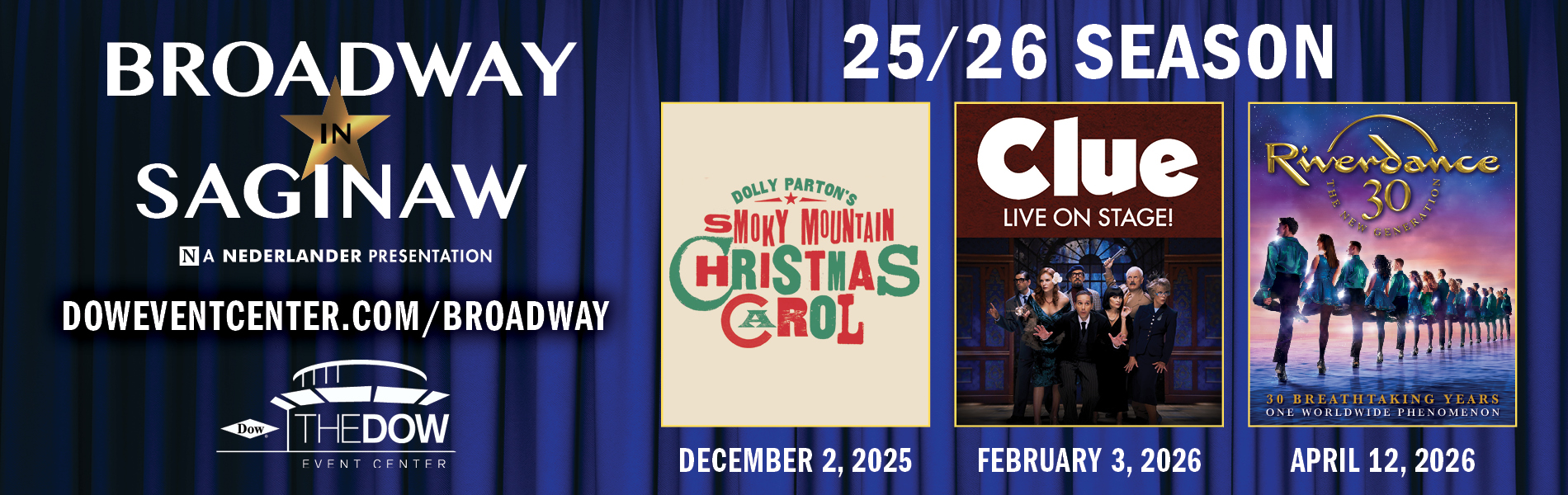 SAG_2526_1900x600 Broadway In Saginaw 2025-2026 Season