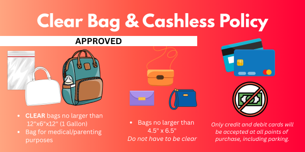 Bag-Cashless Policy-updated_600x300 Clear bag and cashless policy